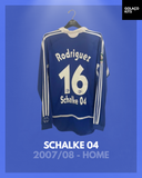 Schalke 04 2007/08 - Home - Long Sleeve - Rodriguez #16