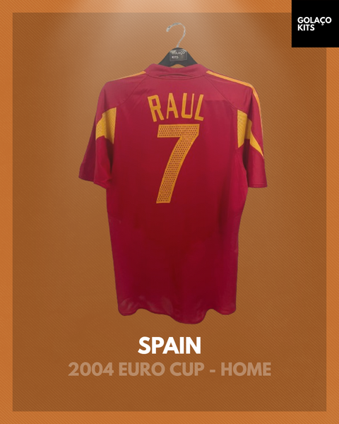 Spain 2004 Euro Cup - Home - Raul #7
