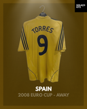Spain 2008 Euro Cup - Away - Torres #9