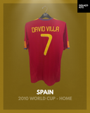 Spain 2010 World Cup - Home - David Villa #7