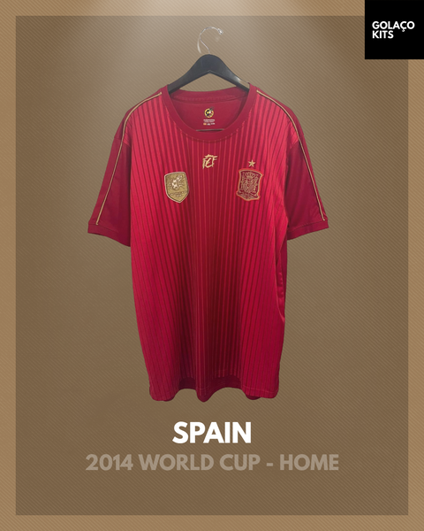 Spain 2014 World Cup - Home (Fan Version) - A. Iniesta #6