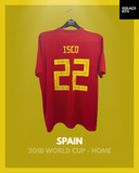 Spain 2018 World Cup - Home - Isco #22