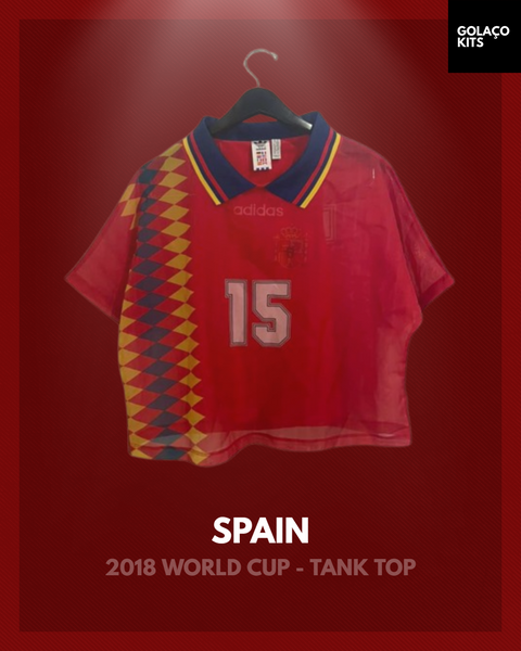 Spain 2018 World Cup - Layered Tank Top - Womens - #15