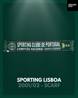 Sporting Lisboa 2001/02 - Scarf - Commemorative