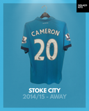 Stoke City 2014/15 - Away - Cameron #20 *AUTOGRAPHED*