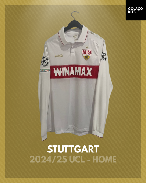 Stuttgart 2024/25 UCL - Home - Long Sleeve *PLAYER ISSUE* *BNWOT*