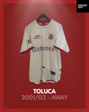 Toluca 2001/02 - Away - #7 *MATCH ISSUE*