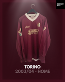 Torino 2003/04 - Home - Long Sleeve - Franco #7 *MATCH ISSUE*