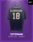 Tottenham 1994/95 - Away - Klinsmann #18
