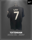 Tottenham 2025/26 - Away - Xavi #7 *BNWT*