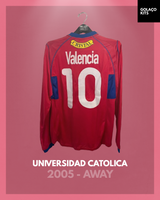 Universidad Catolica 2005 - Away - Long Sleeve - Valencia #10