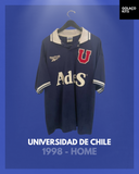 Universidad de Chile 1998 - Home - #9 *MATCH ISSUE*