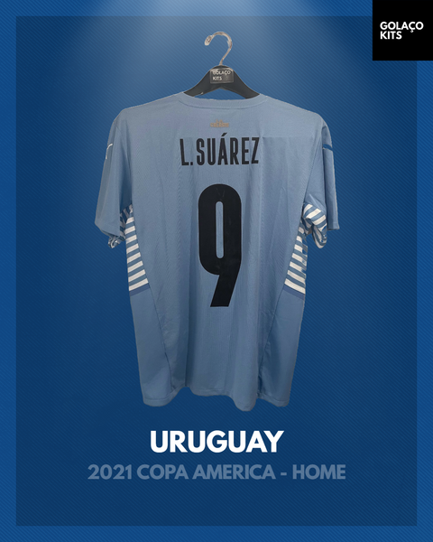 Uruguay 2021 Copa America - Home - Suarez #9
