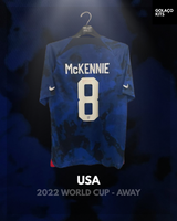 USA 2022 World Cup - Away - McKennie #8 *AUTOGRAPHED*