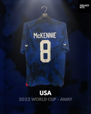 USA 2022 World Cup - Away - McKennie #8 *AUTOGRAPHED*
