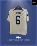 USA 2022 World Cup - Home - Musah #6
