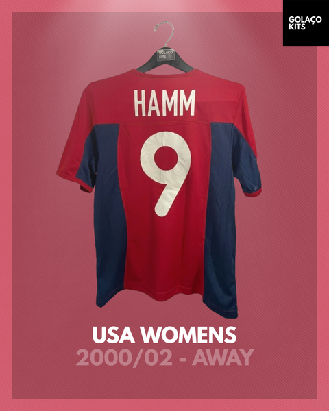 USA Womens 2000/02 - Away - Hamm #9 *MATCH WORN*