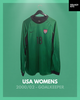 USA Womens 2000/02 - Goalkeeper - Long Sleeve - Mullinix #18