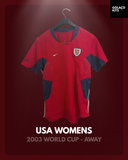 USA Womens 2003 World Cup - Away