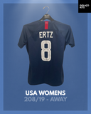 USA Womens 2018/19 Away - Womens - Ertz #8