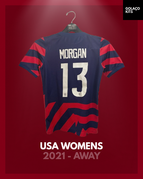 USA Womens 2021 - Away - Morgan #13