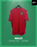 Wales 2004/05 - Home