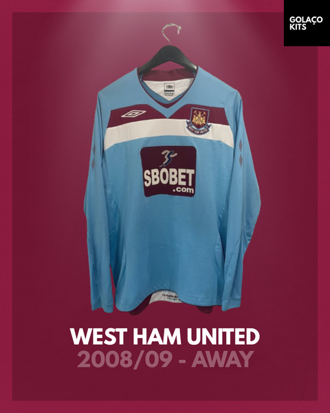 West Ham United 2008/09 - Away - Long Sleeve - Etherington #11