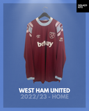 West Ham United 2022/23 - Home - Long Sleeve *BNWOT*