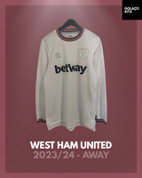 West Ham United 2023/24 - Away - Long Sleeve *BNWOT*
