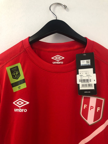 Peru National Soccer 2018 World Cup Red #9 Paolo Guerrero