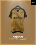 Arsenal 2015/16 - Away *PLAYER ISSUE* *BNWOT*