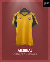 Arsenal 2016/17 - Away *PLAYER ISSUE* *BNWT*