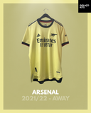 Arsenal 2021/22 - Away *PLAYER ISSUE* *BNWOT*