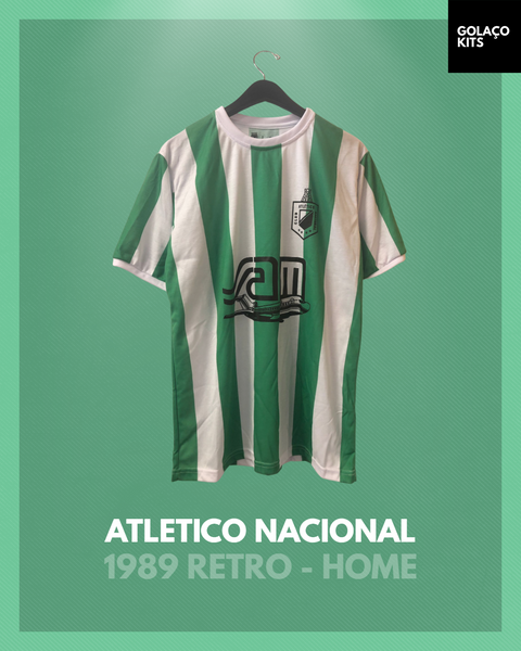 Atletico Nacional 1989 Copa Libertadores - Retro Home *BNWOT*
