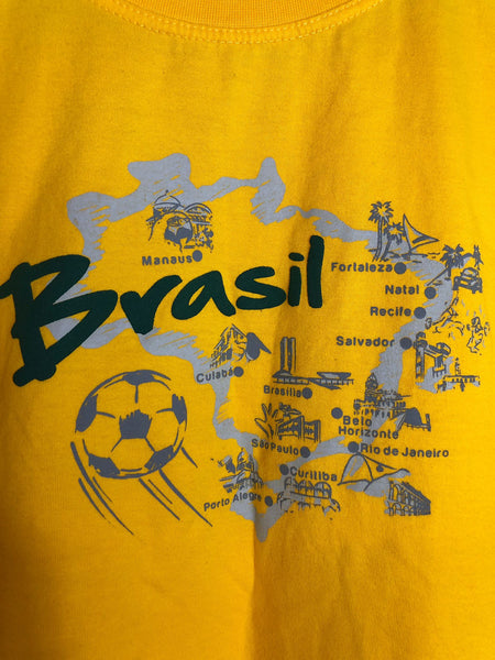 Brasil Brazil OFFICIAL FIFA World Cup 2014 Soccer Jersey Shirt