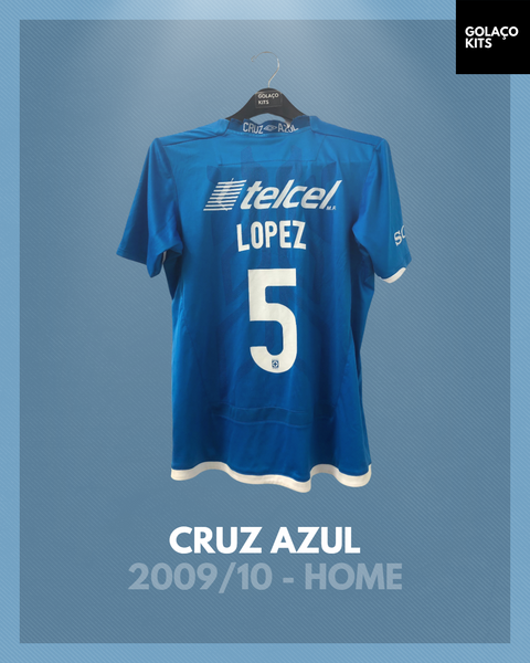 Cruz Azul 2009/10 - Home - Lopez #5 – golaçokits