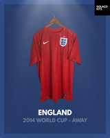 England 2014 World Cup - Away