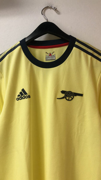 adidas Arsenal Youth Yellow 2021/22 Away Replica Jersey Size: Large