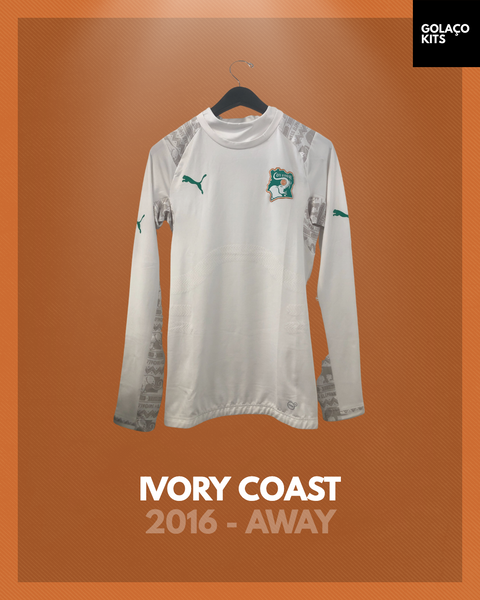 Ivory Coast 2016 - Away - Long Sleeve *PLAYER ISSUE* *BNWOT*