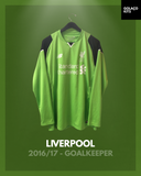 Liverpool 2016/17 - Goalkeeper - Long Sleeve