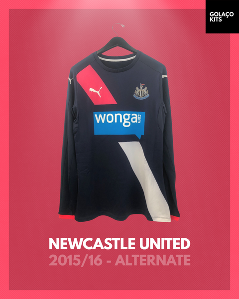 Newcastle United 2015/16 - Alternate - Long Sleeve *PLAYER ISSUE* *BNWT*
