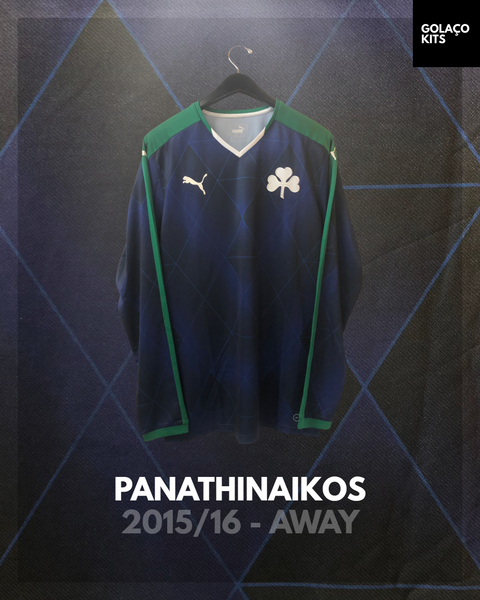 Panathinaikos 2015/16 - Away - Long Sleeve *BNWOT*