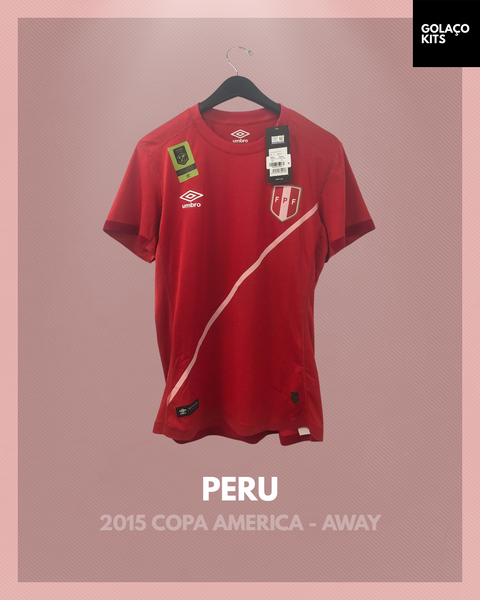 Peru 2015 Copa America - Away - Guerrero #9 *PLAYER ISSUE* *BNWT*
