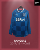 Rangers 2017/18 - Home - Long Sleeve *PLAYER ISSUE* *BNWOT*