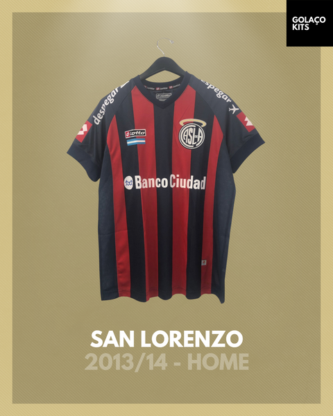 San Lorenzo 2013 14 Home BNWT golacokits