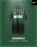 Sassuolo 2018/19 - Home *BNWT*