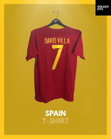 Spain - T-Shirt - David Villa #7