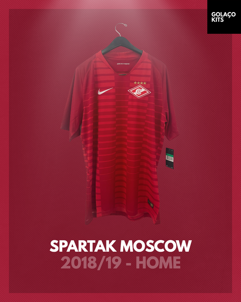 Spartak Moscow 2018/19 - Home *NO SPONSORS* *BNWT*