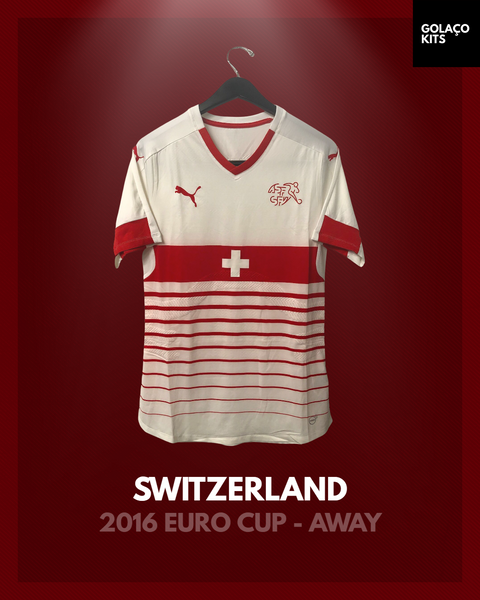 Switzerland 2016 Euro Cup - Away *BNWOT* *PLAYER ISSUE*