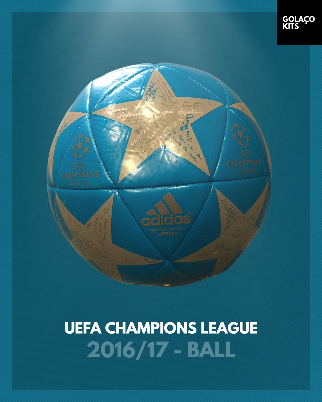 UEFA Champions League 16/17 荒天用公式試合球